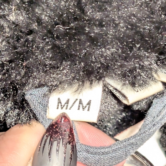 Vintage Alia Dark Green Lined Coat Medium - Picture 3 of 3